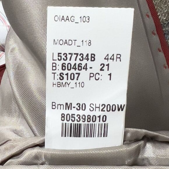 TailoRed Loro Piana Blazer Mens Sz 44R Plaid 2 Button Silk Wool Linen Blend - Picture 11 of 16